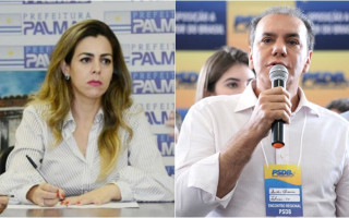 Prefeita de Palmas Cinthia Ribeiro e ex-senador Ataídes Oliveira em guerra no PSDB.