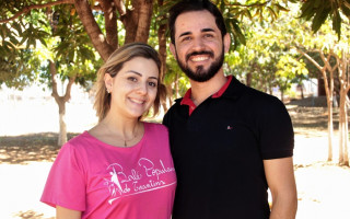 Os coreógrafos Jefferson Marques e Cristiane Freire