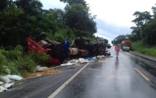 Acidente ocorreu na BR 153, km 393, em Rio dos Bois.