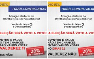 Candidatos duelam posts pelas redes sociais.