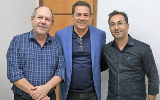 Ronaldo Dimas, Wagner Rodrigues e Vanderlei Luxemburgo