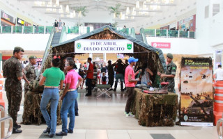 O 22º Batalhão de Infantaria ? Batalhão do Tocantins realizará exposição de material e vídeos do exército em estande no shopping