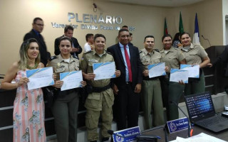 Homenagem a policiais do 2ºBPM de Araguaína.