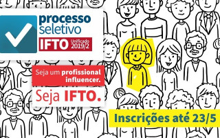 Inscrições podem ser feitas entre os dias 19 de abril e 23 de maio