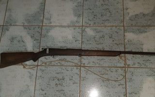Arma apreendida pela PM no Novo Horizonte