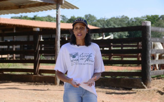 Produtora rural Patricia de Oliveira, 30 anos, concluiu o curso técnico em agronegócio em 2018, no polo de Aliança