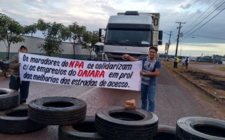 Manifestação no Daiara em Aragaína 