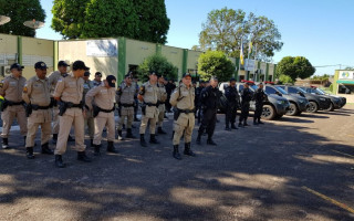 PMs recebem orientação sobre a Operação Cidade Blindada