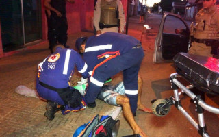 Homem foi atingido com disparos na Av. Cônego João Lima, esquina com a Mato Grosso. 