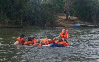 Entre os dias 8 e 15, foi ofertado a 25 barqueiros e pescadores o curso para obtenção da arrais amador