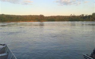  Local, no Rio Araguaia, onde o pescador despareceu após cair