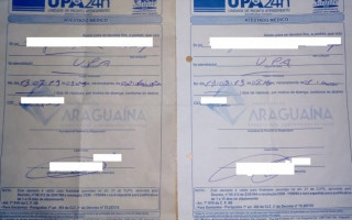 Atestados apresentados em empresa continham timbre de antiga organização que gerenciava unidade. 