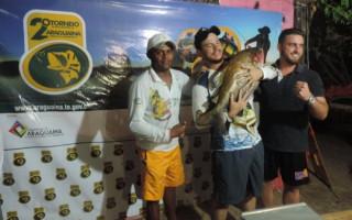 Vencedores da categoria caranha/tambaqui do 2º torneio de pesca esportiva