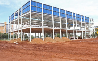 Obra do Hospital de Amor em Palmas.