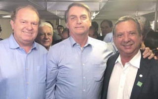 Carlesse, Bolsonaro e Antonio Andrade