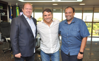 Mauro Carlesse, Gleydson Nato e Eduardo Siqueira 