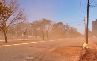 Ventos em Palmas ultrapassaram 70 km/h nesta terça-feira, 7