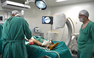 No primeiro dia do mutirão de cirurgias ortopédicas foram realizados 16 procedimentos