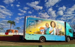 O caminhão do Nossa Energia fica em Miracema até quinta-feira (15/8)