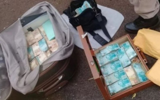 Dinheiro estava em malas transportadas por um táxi na TO-050