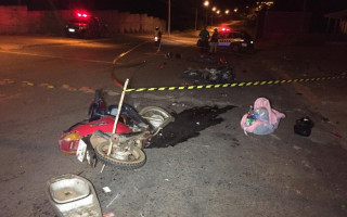 Condutor de uma  moto morreu no local e bebê escapou ileso 
