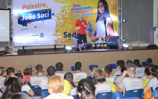 João Saci irá ministrar palestra aos estudantes da rede estadual do Tocantins.