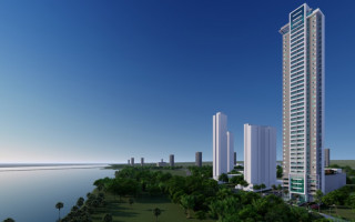 Prédio será construído em frente ao lago de Palmas. 