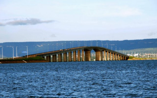 Ponte Governador José Wilson Siqueira Campos liga Luzimangues a Palmas