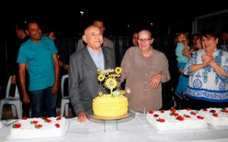 Ex-governador Siqueira Campos comemora aniversário de 89 anos.