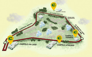 Corrida terá largada e e chegada no Campelo da Via Lago.