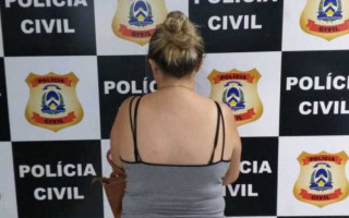 Suspeita de estelionato é presa pela Polícia Civil em Dianópolis.