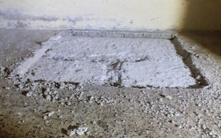 Buraco estava sendo escavado embaixo de cama de concreto