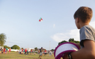 A abertura do projeto foi com o Festival de Pipas, no mês passado.