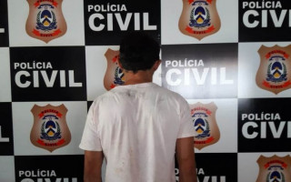 Suspeito foi preso pela Polícia Civil.