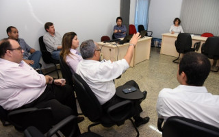 Representantes da Energisa participaram da audiência.
