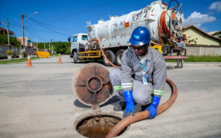 Concessionária realiza ações de limpeza preventiva nas redes.