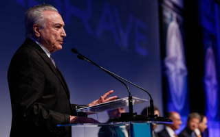 São Paulo - O presidente Michel Temer discursa na abertura do 27º Congresso e ExpoFenabrave (Alan Santos/PR)