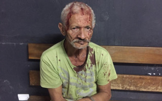 Idoso de 62 anos é suspeito de esfaquear duas pessoas no povoado Água Amarela. 