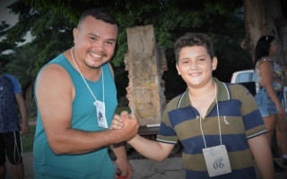 Arnaldo e Juan Carlos, pai e filho, participaram do Festival.