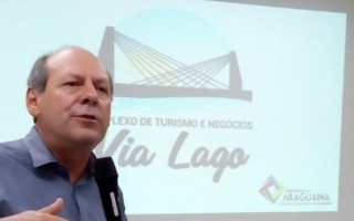 Ronaldo Dimas apresentando o Projeto do Complexo Via Lago 