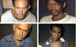 Quatro são presos por suspeitas de invadir fazenda 
