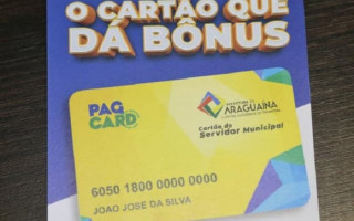 Cartão do Servidor implantado pela prefeitura de Araguaína 