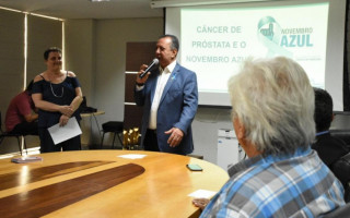 Antonio Andrade durante lançamento do Novembro Azul na AL