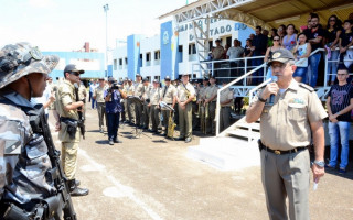 Comandante geral da PM em seu discurso