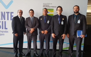 Reunião no Ministério da Justiça e Segurança realizada nesta terça-feira, 12 de novembro.