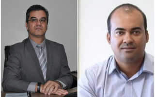 À esq., Cláudio Vieira, presidente do Detran-TO e à dir. Virgílio Azevedo