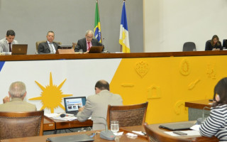 No plenário, deputados discutem valor estimado da obra.