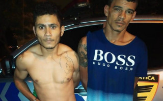 Dupla suspeita de praticar série de assaltos em Araguaína. 