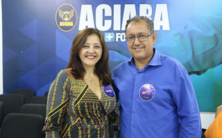 Hélida Dantas e Denílson Silva foram eleitos presidente e vice-presidente da ACIARA.