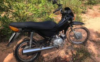 Moto Honda Pop 100 recuperada. 